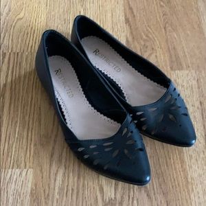 Restricted Size 6 Black Flats